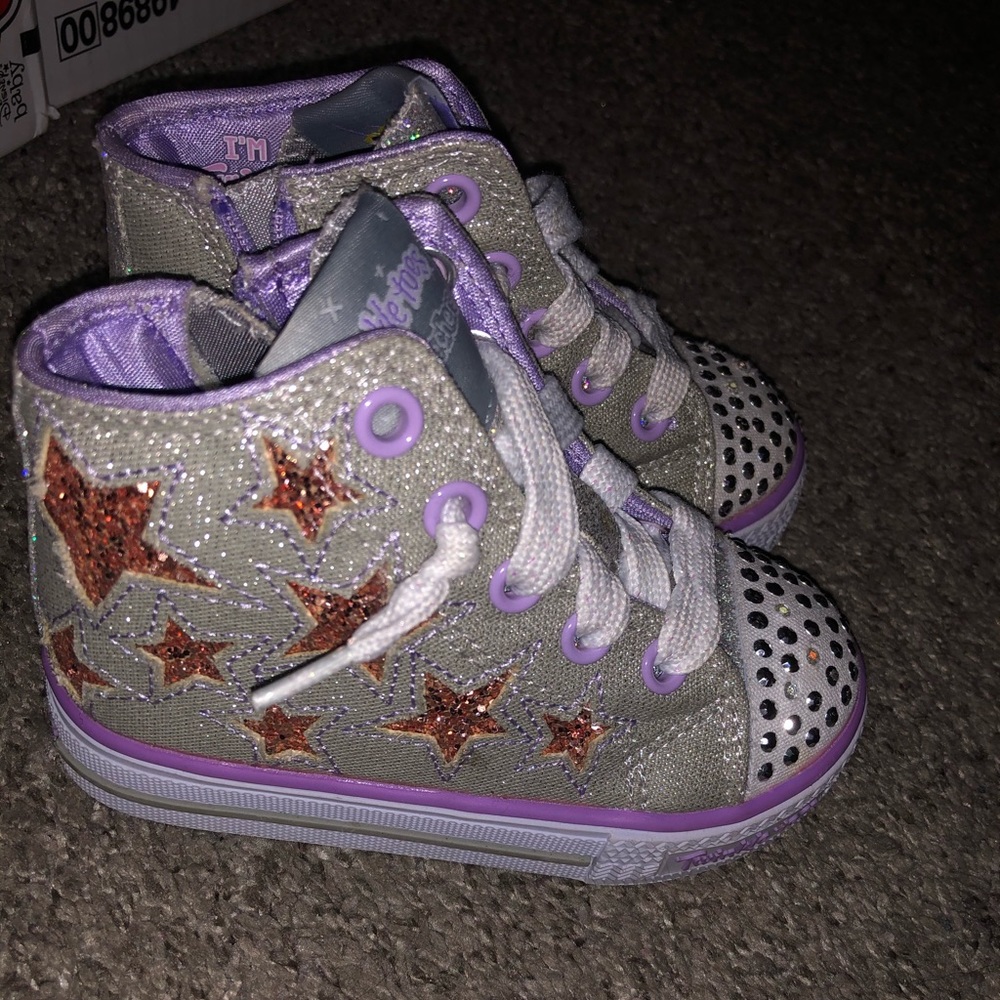 Sketchers Twinkle Toes Hi-Tops